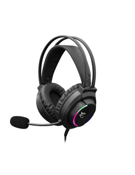 White Shark WOLF auricular y casco Auriculares Alámbrico Juego Negro