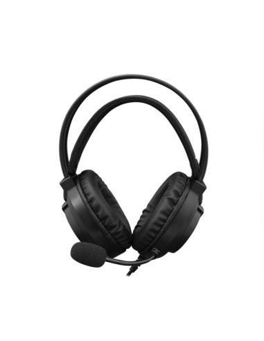 White Shark WOLF auricular y casco Auriculares Alámbrico Juego Negro