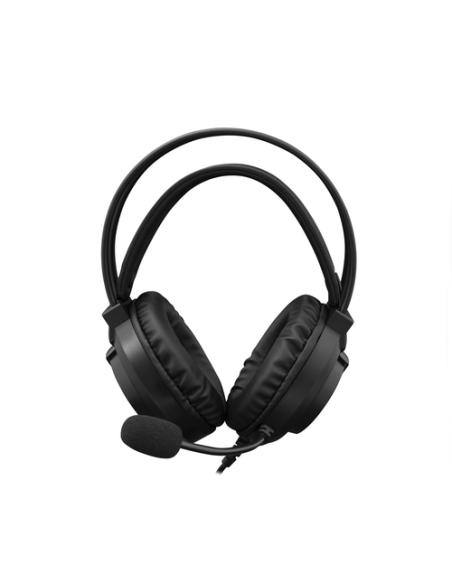 White Shark WOLF auricular y casco Auriculares Alámbrico Juego Negro