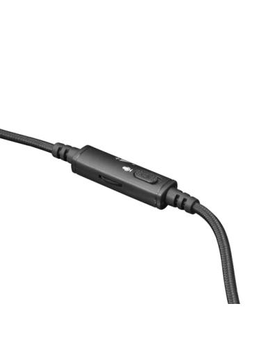 White Shark ΞSHARK Taiko Auriculares Alámbrico Diadema Juego USB tipo A Negro, Plata