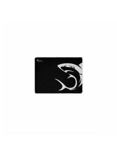 White Shark SHARK L Alfombrilla de ratón para juegos Negro, Blanco