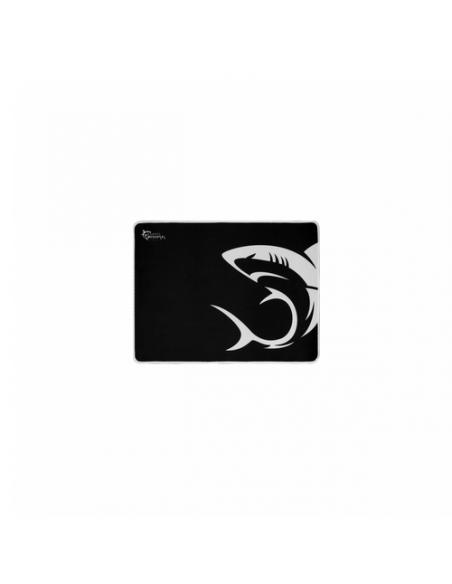White Shark SHARK L Alfombrilla de ratón para juegos Negro, Blanco