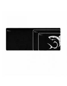 White Shark SHARK L Alfombrilla de ratón para juegos Negro, Blanco 2