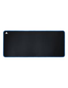 White Shark BLUE KNIGHT XL Alfombrilla de ratón para juegos Negro, Azul, Blanco