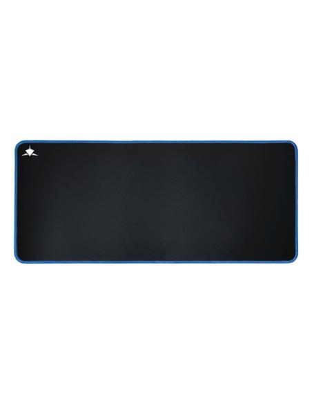 White Shark BLUE KNIGHT XL Alfombrilla de ratón para juegos Negro, Azul, Blanco