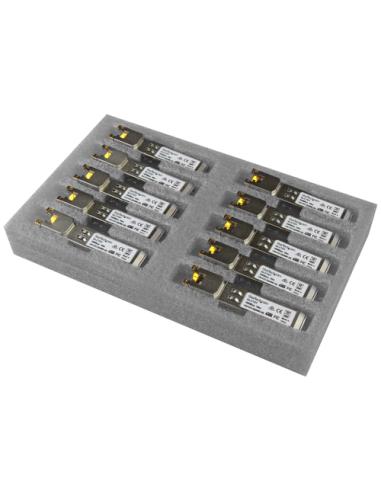 StarTech.com Paquete de 10 Módulos SFP Compatibles con Cisco GLC-T - 1000BASE-T - SFP a RJ45 Cat6 / Cat5e - SFP Ethernet Gigabit