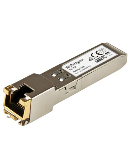 StarTech.com Paquete de 10 Módulos SFP Compatibles con Cisco GLC-T - 1000BASE-T - SFP a RJ45 Cat6 / Cat5e - SFP Ethernet Gigabit