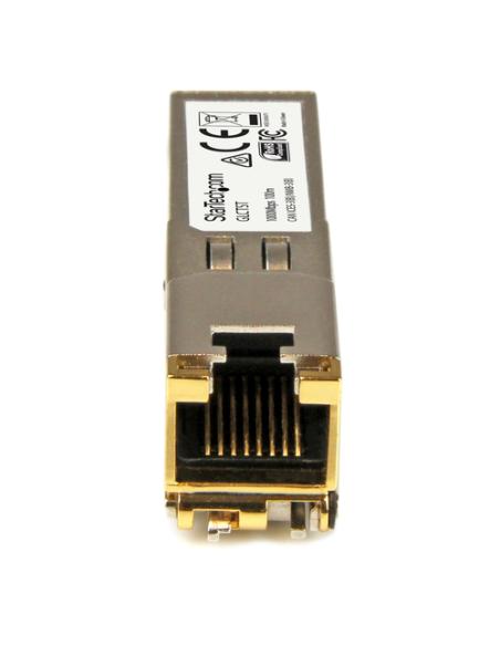 StarTech.com Paquete de 10 Módulos SFP Compatibles con Cisco GLC-T - 1000BASE-T - SFP a RJ45 Cat6 / Cat5e - SFP Ethernet Gigabit