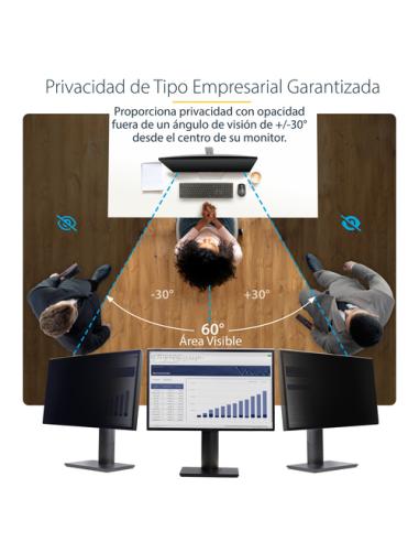StarTech.com Filtro de Privacidad 16:9 para Monitor de 23.8" - Colgante - Protector Acrílico de Pantalla - Ángulo de Visión de +