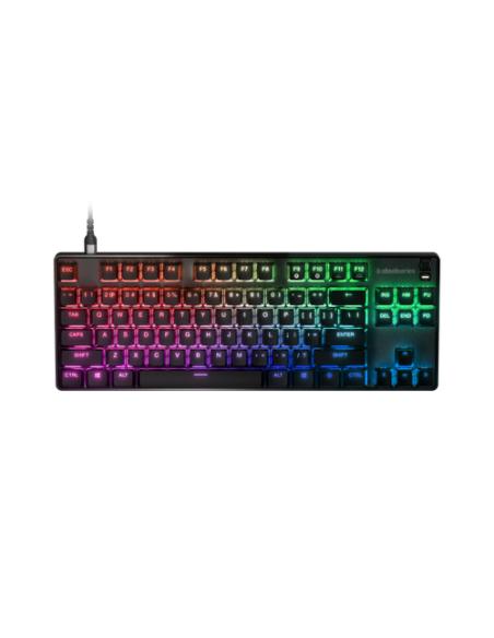 Steelseries Apex 9 TKL teclado Juego USB QWERTY Inglés de EE. UU. Negro