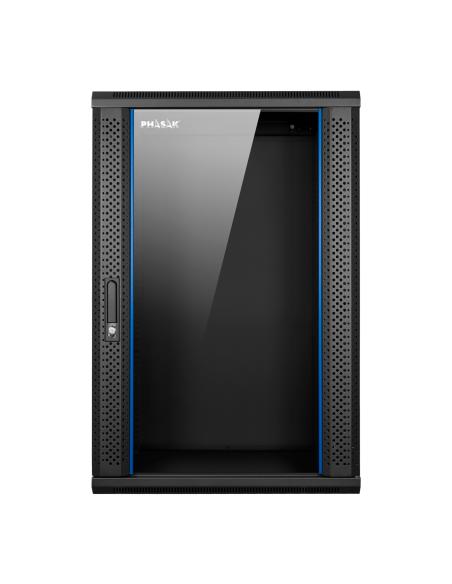 Phasak PHO 2220D armario rack 20U Bastidor de pared Negro