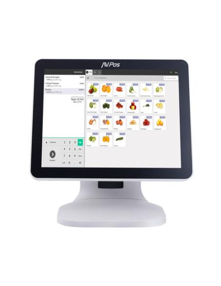 AVPos AVP-K5000B-I7-24-W Terminal Punto Venta (TPV) 38,1 cm (15") 1024 x 768 Pixeles Pantalla táctil