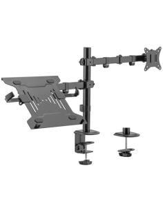 SOPORTE BRAZO MONITOR Y PORTATIL EWENT / HASTA 34" / PORTATIL HASTA 15.6" / HASTA VESA 100X100 / EW1519 2