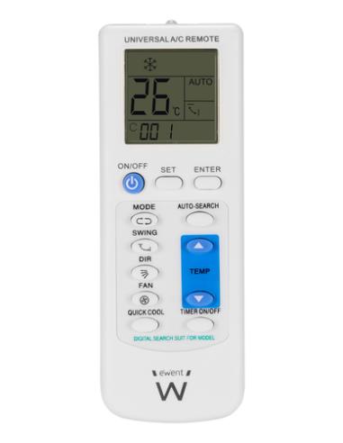 Ewent EW1579 mando a distancia Aire Acondicionado Botones