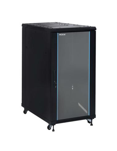 Phasak Armario Rack PRO 19" 22U 600 x 800 negro con ventilación - PHO 6822 (desmontado)