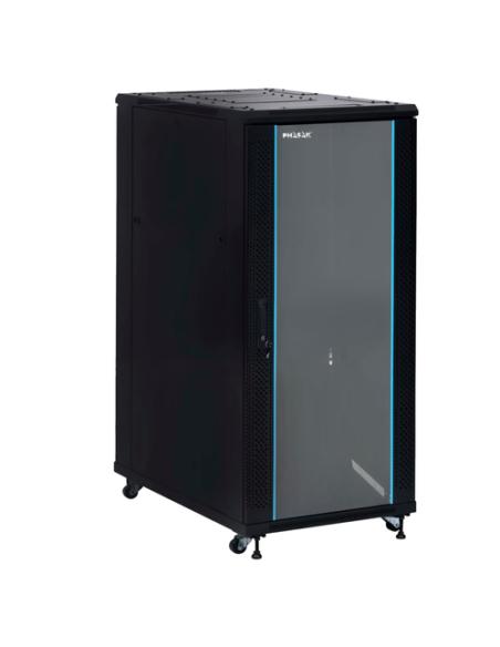 Phasak Armario Rack PRO 19" 37U 600 x 1000 negro con ventilación - PHO 6137 (desmontado)