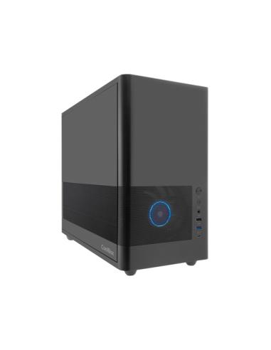CoolBox CAJA MATX MP2 NEGRA USB-C 3.2 GEN1 VENTILADOR 120 PWM FULL METAL S/FTE