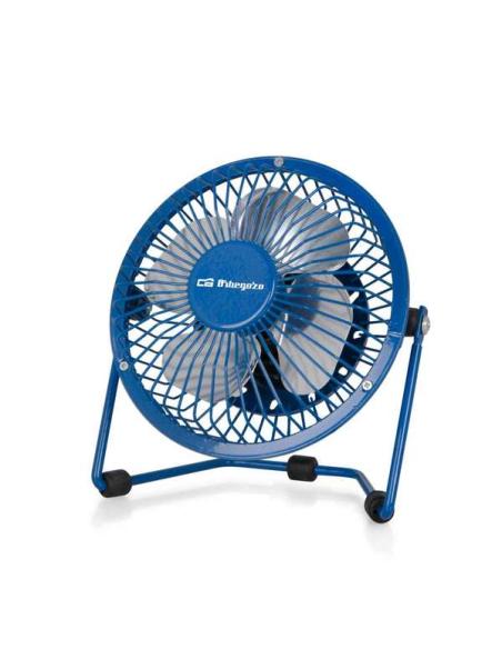 MINI VENTILADOR DE SOBREMESA ORBEGOZO PW 1026 / SILENCIOSO / CONEXION USB 2 EN 1 / ASPAS METALICAS 10 CM / 17937