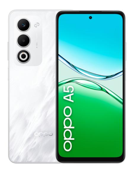 OPPO A5 16,9 cm (6.67") SIM doble Android 15 4G USB Tipo C 4 GB 128 GB 6000 mAh Blanco
