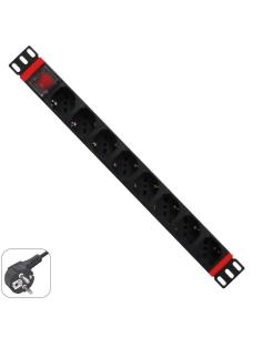 WP WPN-PDU-G01-08 unidad de distribución de energía (PDU) 8 salidas AC 1.5U Negro 2