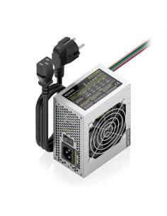AISENS Fuente Alimentacion SFX 500W con Cable de Alimentacion OEM, Plata