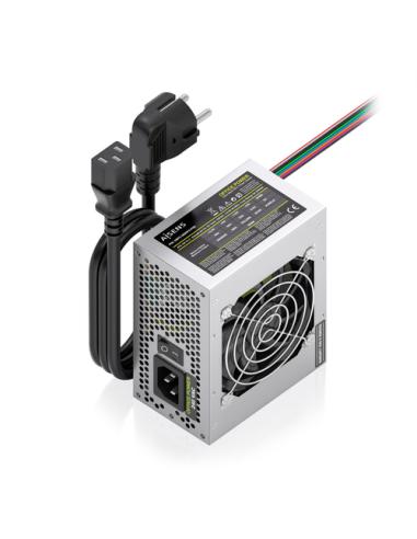 AISENS Fuente Alimentacion SFX 500W con Cable de Alimentacion OEM, Plata