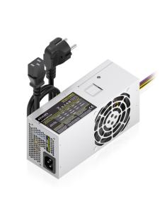 AISENS Fuente Alimentacion TFX 500W con Cable de Alimentacion OEM, Plata