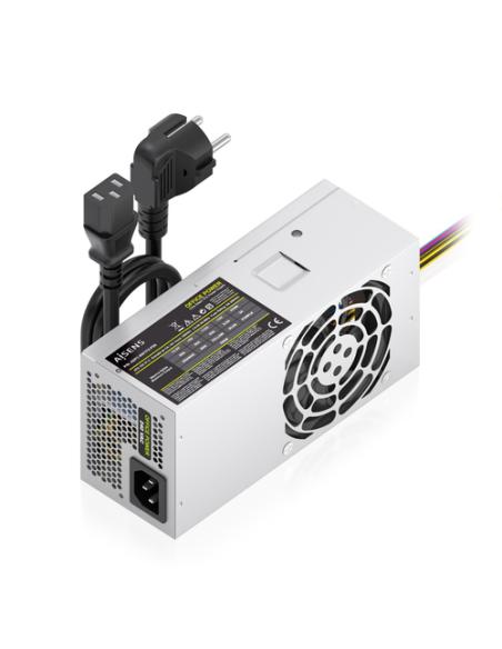AISENS Fuente Alimentacion TFX 500W con Cable de Alimentacion OEM, Plata