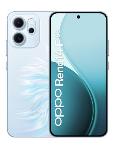 OPPO 14 F 5G Reno14 F 5G 16,7 cm (6.57") SIM doble Android 15 USB Tipo C 8 GB 256 GB 6000 mAh Azul