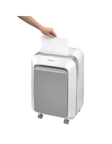 Fellowes LX Series Powershred LX21 triturador de papel Microcorte Gris, Blanco