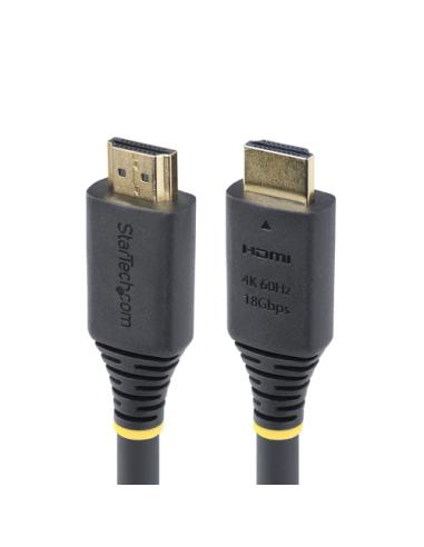 StarTech.com Cable HDMI Certificado Premium de Alta Velocidad de 5m - 4K 60Hz/1440p 144Hz - HDR10/HDCP 2.2/ARC - 18Gbps - UHD - 
