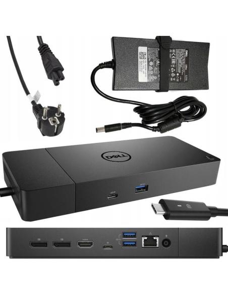 DOCKING REACONDICIONADO DELL USB 3.2 / LAN GbE / 2x DP / HDMI / 180W / REFUR-DELL-WD19S180W (1 AÑO DE GARANTIA)