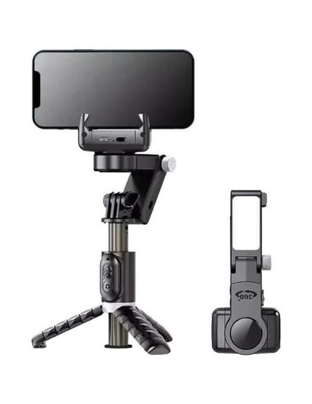 GIMBAL APEXEL Q18 PARA SMARTPHONE / ESTABILIZADOR CON LUZ / APEXE-068375
