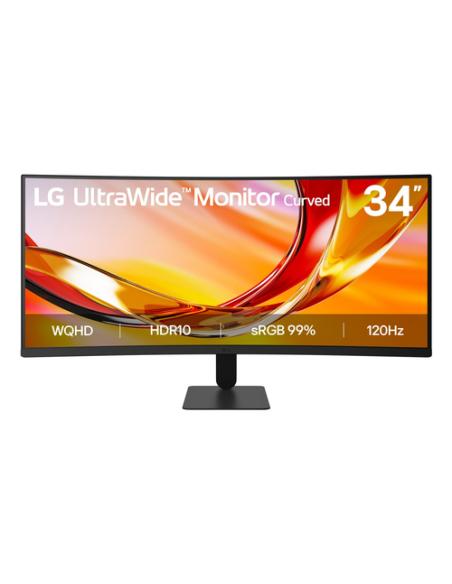 LG 34U601B-B pantalla para PC 86,4 cm (34") 3440 x 1440 Pixeles Dual WQHD LCD Negro