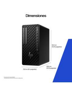 HP Z1 Tower G1i Intel Core Ultra 7 265 16 GB DDR5-SDRAM 512 GB SSD Windows 11 Pro Torre Puesto de trabajo AI Workstation, AI PC 