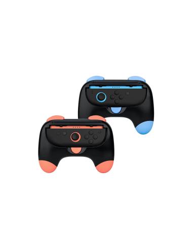 DOBE PACK CONTROLER GRIP CON AGARRE ROJO AZUL NINTENDO SWITCH 2 6972520258633