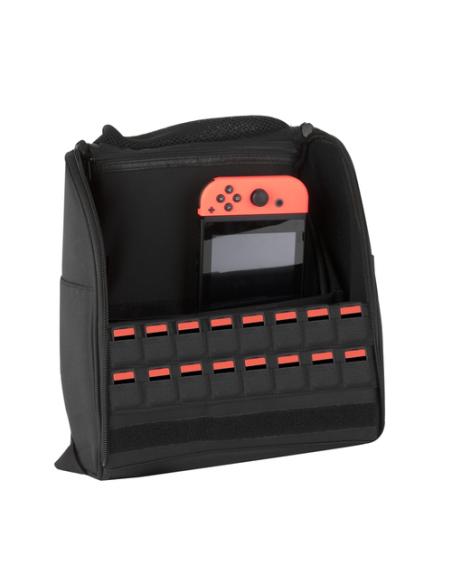 Konix Naruto Mochila Nintendo Negro, Azul, Naranja