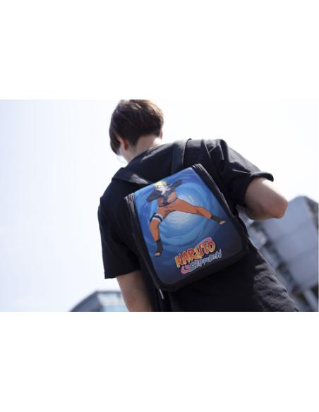 Konix Naruto Mochila Nintendo Negro, Azul, Naranja