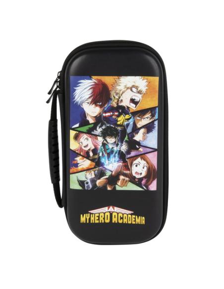 Konix My Hero Academia Funda protectora rígida Nintendo EVA (Etileno Acetato de Vinilo) Negro, Multicolor