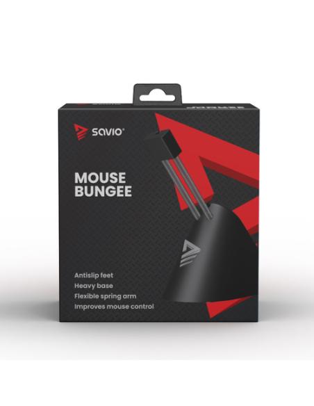 Savio Mouse Bungee Mouse cable holder stable non-slip flexible arm MB-01 1 pieza(s)