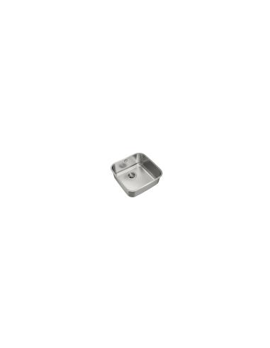 Teka BE 40.40 1C Fregadero encastrado bajo encimera Plaza Acero inoxidable