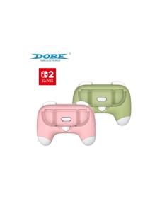 DOBE PACK CONTROLER GRIP CON AGARRE VERDE ROSA NINTENDO SWITCH 2 6972520258640