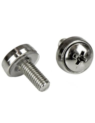 StarTech.com Paquete de 20 Tornillos M5 de 12 mm - Kit de Montaje con Tuercas Jaula de Agujero Cuadrado y Herramienta de Instala