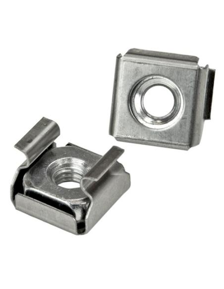 StarTech.com Paquete de 20 Tornillos M5 de 12 mm - Kit de Montaje con Tuercas Jaula de Agujero Cuadrado y Herramienta de Instala