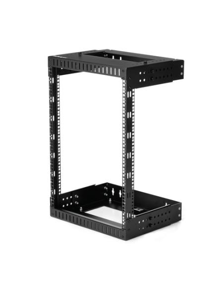 StarTech.com Rack de Servidores Abierto de 15U de Pared - de 19 Pulgadas - de 2 Columnas - de Profundidad Ajustable - para Equip