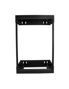 StarTech.com Rack de Servidores Abierto de 15U de Pared - de 19 Pulgadas - de 2 Columnas - de Profundidad Ajustable - para Equip 2