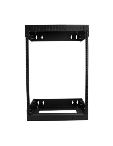 StarTech.com Rack de Servidores Abierto de 15U de Pared - de 19 Pulgadas - de 2 Columnas - de Profundidad Ajustable - para Equip
