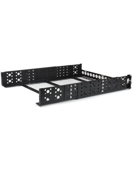 StarTech.com Carriles para Rack de Servidores 2U Universales - Carriles para Armario de Servidores con Profundidad Ajustable - C