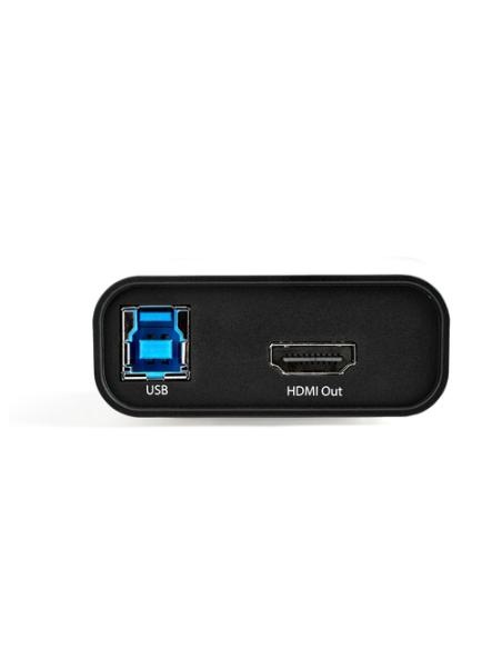 StarTech.com Dispositivo de Captura de Vídeo HDMI a USB-C 1080p 60fps - Capturadora Externa USB 3.0 USB Tipo C de Transmisión en