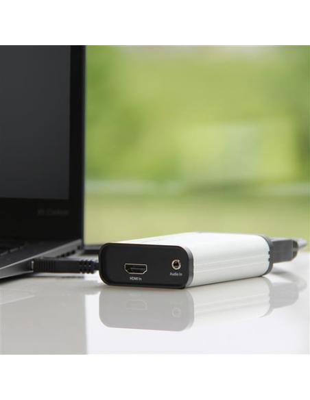 StarTech.com Dispositivo de Captura de Vídeo HDMI a USB-C 1080p 60fps - Capturadora Externa USB 3.0 USB Tipo C de Transmisión en